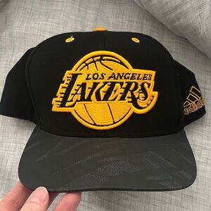 NBA Los Angeles Lakers Adidas embroidered snapback baseball cap wool blend